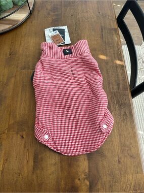 Dog Red Houndstooth Jacket